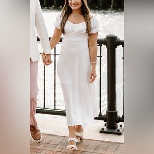 White Oralie dress- Petal and Pup